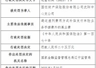 国任财险沈阳中心支公司被罚25万元：通过虚列费用方式补贴支付车险业务手续费外的展业费